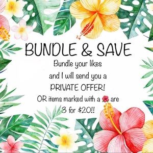 🌺 BUNDLE & SAVE!! 🌺